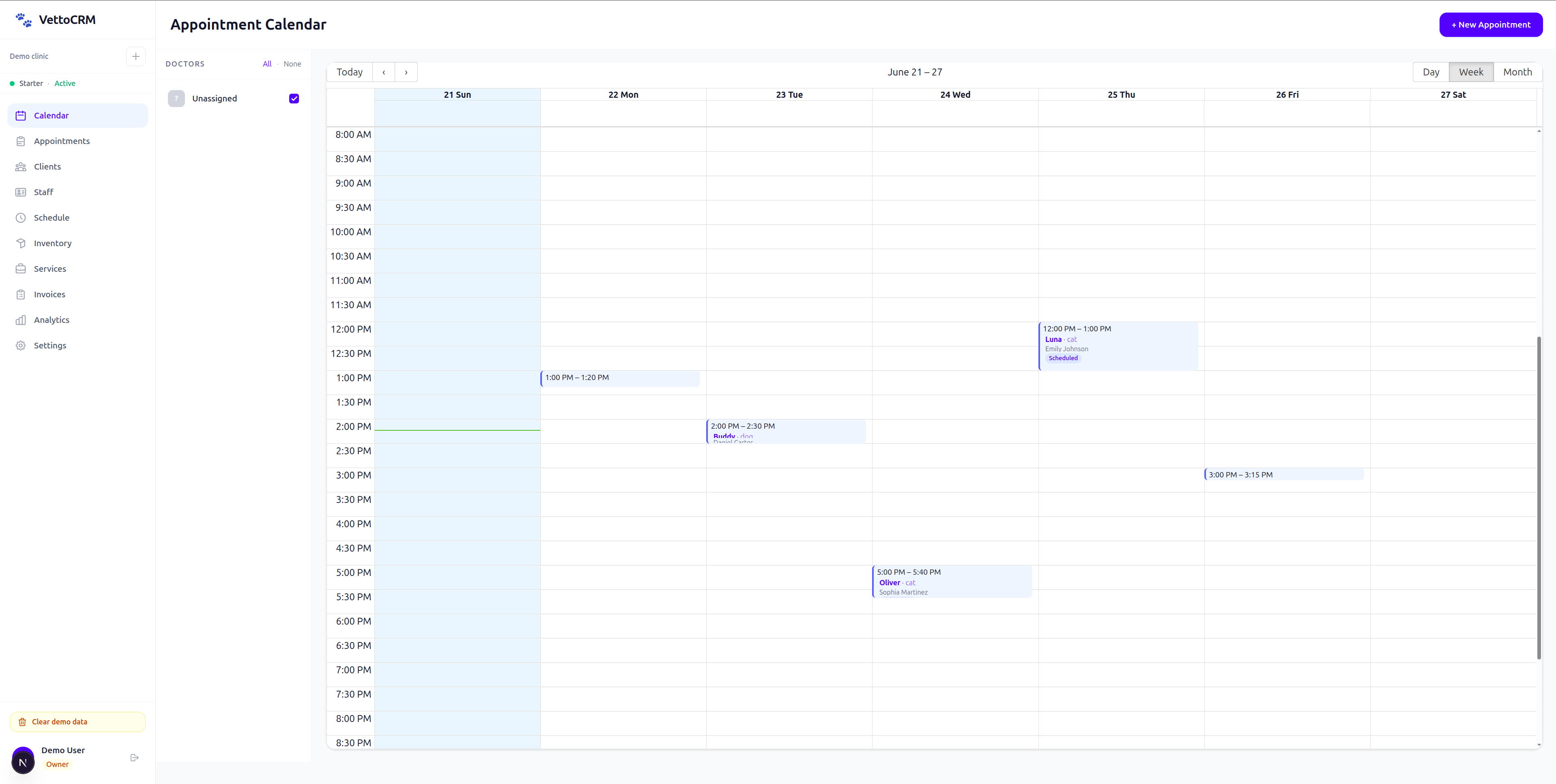 Appointment Calendar